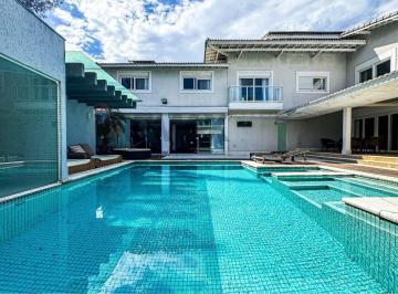 Casa · 709m² · 4 Quartos · 4 Vagas · Mansão no Crystal Lake | 709m² | 4 Suítes | Opção de Porteira Fechada