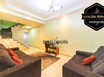 Capa · Sobrado com 4 dormitórios à venda, 302 m² por R$ 855.000,00 - Parque São Vicente - Mauá/SP
