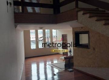 Sala de Estar · Sobrado com 3 dormitórios à venda, 263 m² por R$ 1.225.000,00 - Jardim Pedroso - Mauá/SP