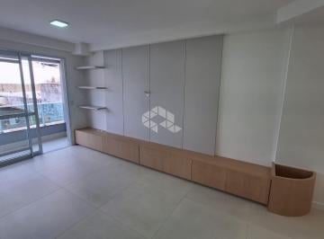 Apartamento · 43m² · 1 Quarto · 1 Vaga · APARTAMENTO SEMIMOBILIADO COM 1 QUARTO E 1 VAGA DE GARAGEM E LAZER NO CANTO FLORIANÓPOLIS