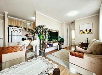Apartamento · 53m² · 2 Quartos · 1 Vaga · APTO EM COND.CLUBE NO ATUBA,COLOMBO!!! 02 QTOS,COZINHA PLANEJAD