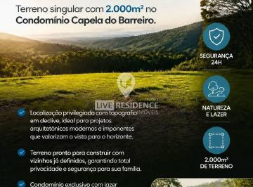 Terreno , Itatiba · Terreno para venda em Capela Do Barreiro de 2000.00m²