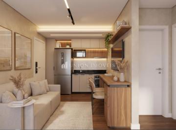 Sala/Cozinha · Apartamento de 1 quarto cm varanda gourmet à venda no bairro Morro da Glória em Juiz de Fora/MG