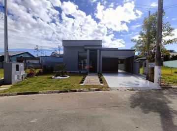Foto 01 · Casa em Condomínio de Luxo em Tijuco Preto, Vargem Grande Paulista-SP: 3 Quartos, 3 Salas, 4 Banheir