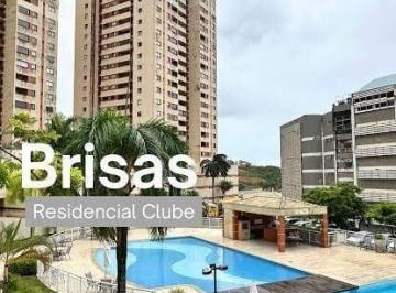 Apartamento · 79m² · 3 Quartos · 1 Vaga · Alugo em exclusividade Apartamento com 79m3 no Condomínio Brisas Club com 3/4, 1 suíte, armários, ar