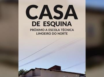 Casa de 1 quarto, Baixo Jaguaribe · CASA DE ESQUINA
PRÓXIMO A ESCOLA TÉCNICA - LIMOEIRO DO NORTE/CE