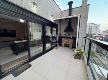Casa · 350m² · 3 Quartos · 2 Vagas · Casa Triplex de Alto Padrão Condomínio Fechado na Ponta da Praia, Santos – Condomínio Fechado