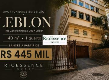 Apartamento · 40m² · 1 Quarto · Apartamento à venda, 1 quarto, Leblon - Rio de Janeiro/RJ