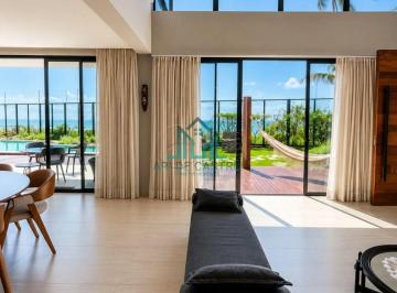 Casa · 395m² · 4 Quartos · 3 Vagas · Casa à beira-mar, 395m², 4 Quartos, Elevador à venda em Condomínio - Praia de Garça Torta - Maceió A
