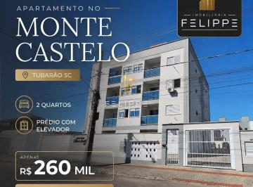 Apartamento · 50m² · 2 Quartos · 1 Vaga · Apartamento à venda | Monte Castelo – Tubarão/SC