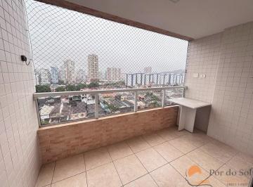 Apartamento · 60m² · 2 Quartos · 1 Vaga · Apartamento 2 Quartos com Suíte, Varanda Gourmet, Andar Alto e 1 Vaga no Canto do Forte - Praia Gran