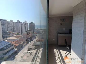 Apartamento · 72m² · 2 Quartos · 1 Vaga · Apartamento Mobiliado com Vista Mar, 2 Quartos e Sacada Gourmet – Guilhermina, Praia Grande/SP