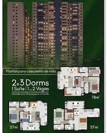 da0ec1c1ac9ba6eeb1ecb2b46bbc4180d485b983 · Apartamento com 2 dormitórios à venda, 57 m² por R$ 416.000,00 - Vila Guarani - Mauá/SP