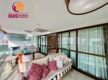 Apartamento · 243m² · 4 Quartos · 4 Vagas · Alugo Apartamento de 243m2 no Resort Le Parc com 4 suítes, semi-mobiliado, varanda gourmet, 4 vagas 