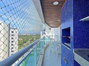 varanda · Apartamento com 3 dormitórios (1 suíte) para alugar, 101 m² por R$ 2.000/dia - Riviera Módulo 6 - Be