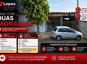 Imagem Principal · CASA COM DUAS MORADIAS À VENDA | MÁRIO DEDINI | PIRACICABA/SP