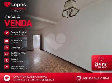 Imagem Principal · Casa com vocação comercial no Centro de Piracicaba