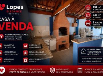 Imagem Principal · Casa à Venda no Centro de Piracicaba – Espaço, Conforto e Excelente Localização