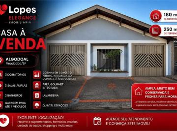 Imagem Principal · CASA À VENDA | ALGODOAL | PIRACICABA/SP