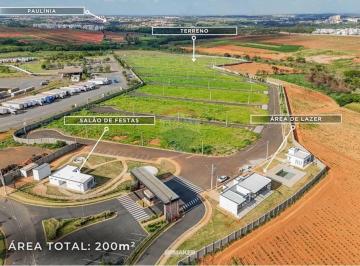 Terreno · 200m² · RE/MAX VENDE TERRENO - CONDOMINIO VILLAGIO PAULINIA - PRONTO PARA CONSTRUIR - 200M2 - R$229.900,00