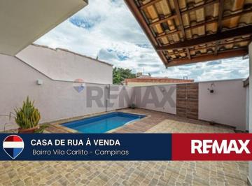 Casa · 136m² · 3 Quartos · 2 Vagas · Casa a venda Vila Carlito -Campinas SP