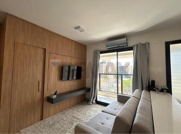 Apartamento · 57m² · 1 Quarto · 1 Vaga · REMAX Aluga Apartamento Studio MOBILIADO de 1 Quarto, 1 Suíte, 1 Vaga R$5500,00 - Cambuí, Campinas/S