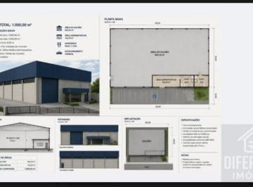 Comercial · 1000m² · 5 Vagas · ALUGO GALPÃO COMERCIAL
