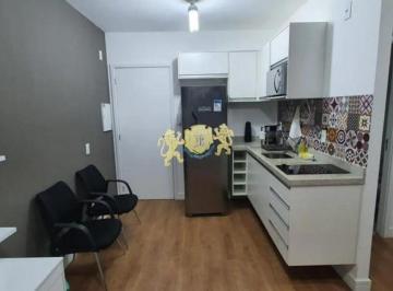 Apartamento · 35m² · 1 Quarto · 1 Vaga · Flat mobiliado à venda no Real Parque | 35m² | 1 Dormitório | 1 Vaga de Garagem