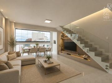 Apartamento · 212m² · 4 Quartos · 2 Vagas · Cobertura no Creta, 04 Quartos, 02 Vagas, Terraço Privativo com Vista Livre, Água Verde, Curitiba.