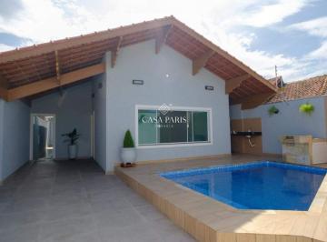 Casa · 148m² · 3 Quartos · 2 Vagas · Casa residencial com piscina e churrasqueira à venda no Solemar, Praia Grande