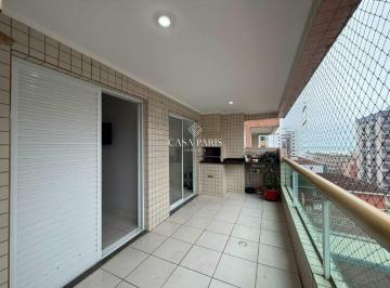 Apartamento · 72m² · 1 Quarto · 1 Vaga · Apartamento à venda com vista para o mar e varanda gourmet na Tupi, Praia Grande