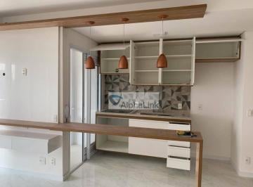 Cozinha americana decorada · Apartamento com 2 dormitórios para alugar, 70 m² por R$ 6.041,05/mês - Alphaville - Barueri/SP