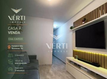 c793fa4b4a8926eb8f0ed45ae0e35329b8f579b7 · Casa com 2 dormitórios à venda, 79 m² - Fortaleza Alta - Blumenau/SC