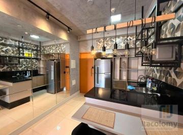 d46c39651e771f0d195fe3153487844e61fb7ae0 · Apartamento com 1 dormitório para alugar, 45 m² por R$ 5.538,65/mês - Link Studios e Offices - Santa