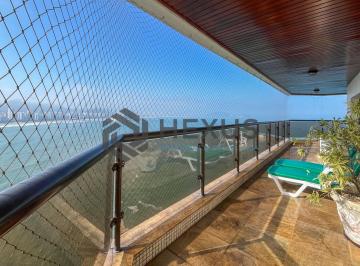 Foto · Apto frente mar com varanda, lazer e vista mar nas Astúrias, Guarujá, SP.