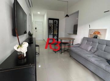 a5917d11988a423ed51f61dd766fddecf5f013de · Apartamento com 1 dormitório para alugar, 54 m² por R$ 5.263,00/mês - José Menino - Santos/SP