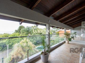 Casa · 456m² · 3 Quartos · 4 Vagas · Sobrado com vista para Rio, 3 quartos, 2 suites, pátio, piscina, vaga para 4 car