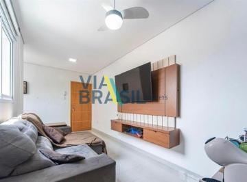 Foto 01 · Apartamento de 2 Quartos no Jardim Teles de Menezes!  2 banheiros, 1 vaga - Santo André-SP. Agende s