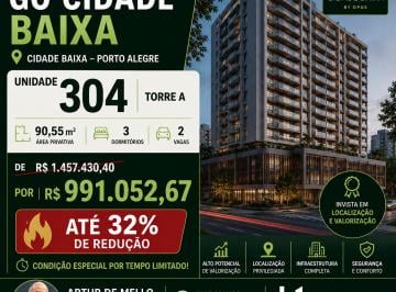 Apartamento de 3 quartos, Porto Alegre · CAMPANHA DE DESCONTOS - GO CIDADE BAIXA ATÉ 32% DE DESCONTOS