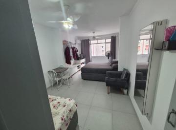 Apartamento de 1 quarto, Santos · Sala living na quadra da praia na Ponta da Praia - Santos SP