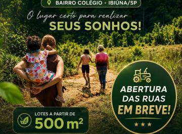 Rural de 1 quarto, Ibiúna · Terrenos à venda a partir de 500 m² em Ibiúna/SP