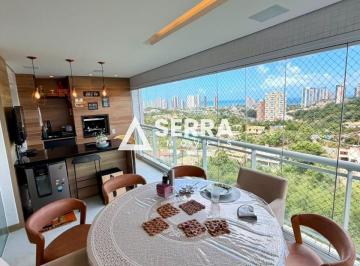 Foto 01 · Patamares | Greenville Etco | Apartamento | 130m² | 3 quartos | 1 suíte | Vista para o mar | Mobilia