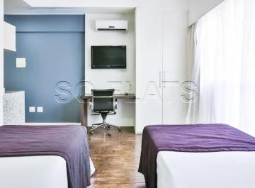 Apartamento · 22m² · 1 Quarto · 1 Vaga · Pampulha, Belo Horizonte: Flat de 22m² no San Diego Suites, Frente à Lagoa