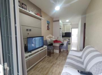 Casa · 50m² · 2 Quartos · 2 Vagas · Casa geminada com 50m² semimobiliada com Área Gourmet no Vale Verde - Palhoça/SC