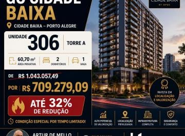 Apartamento de 3 quartos, Porto Alegre · CAMPANHA DE DESCONTOS - ATÉ 32 % DE DESCONTO