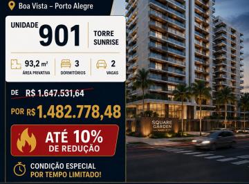 Apartamento de 3 quartos, Porto Alegre · CAMPANHA DE DESCONTOS - ATÉ 10 % DE DESCONTO