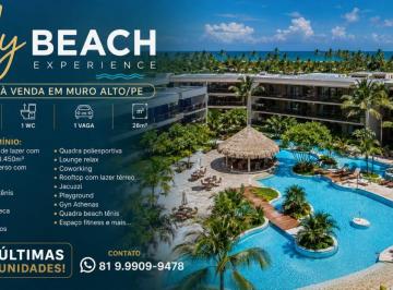 Apartamento de 1 quarto, Ipojuca · FLAT À VENDA NO MY BEACH EXPERIENCE EM MURO ALTO 1 QUARTO 1 WC 1 VAGA 26M²