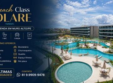 Apartamento de 1 quarto, Ipojuca · FLAT À VENDA NO BEACH CLASS SOLARE EM MURO ALTO 1 QUARTO 1 WC 1 VAGA 32M²