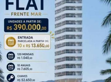Apartamento · 40m² · 1 Quarto · 1 Vaga · FLAT FRENTE MAR SUÍTE | ENTRADA EM 10X R$ 13.650,00| LAZER COMPLETO |