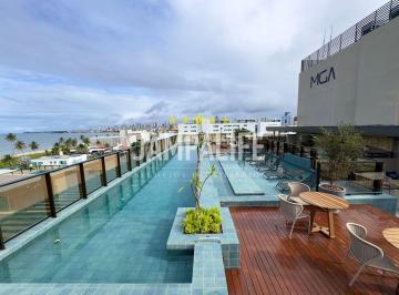 Apartamento · 26m² · 1 Quarto · Studio vista mar - uma rua da praia - Jardim Oceania